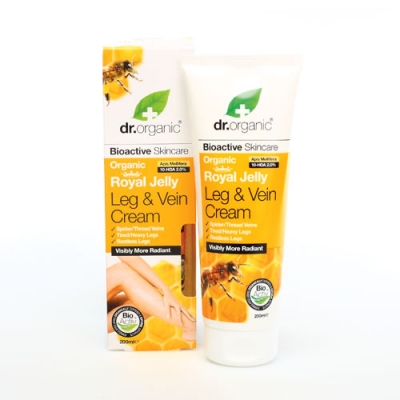 DR ORGANIC ROYAL JELLY PAPPA REALE LEG VEIN CREAM CREMA GAMBE 200 ML - Angeli Pharm