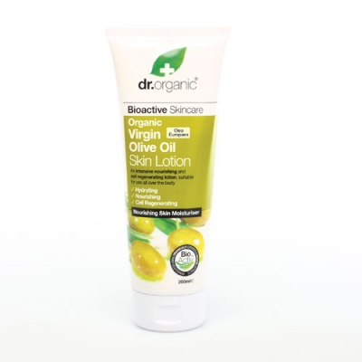 DR ORGANIC VIRGIN OLIVE OIL OLIO DI OLIVA SKIN LOTION LOZIONE CORPO 200 ML - Angeli Pharm