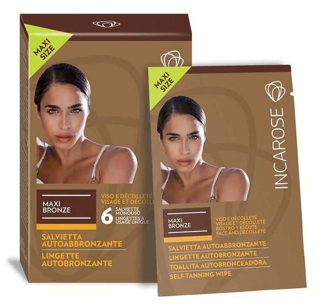 INCAROSE MAXI BRONZE 6 SALVIETTE VEG* - Angeli Pharm