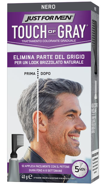 JUST FOR MEN TOUCH OF GRAY NERO 40 G - Angeli Pharm