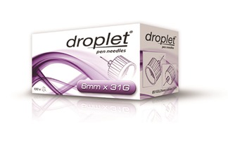 AGO PER PENNA DA INSULINA DROPLET GAUGE 31 6 MM 100 PEZZI - Angeli Pharm
