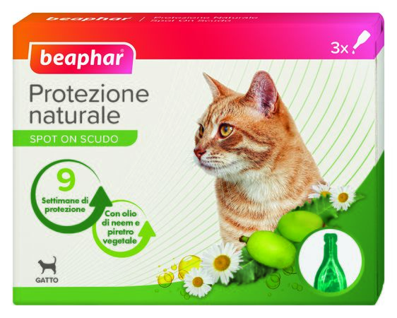 PROTEZIONE NAT SPOT ON GATTO 3 PIPETTE DA 1 ML - Angeli Pharm