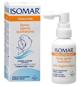 ISOMAR ORECCHIE ACQUA DI MARE SPRAY NO GAS PER IRRIGAZIONE DELL'ORECCHIO 50ML - Angeli Pharm