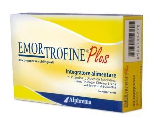 EMORTROFINE PLUS 40 COMPRESSE SUBLINGUALI - Angeli Pharm