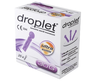 LANCETTE PUNGIDITO DROPLET GAUGE 30 25 PEZZI - Angeli Pharm
