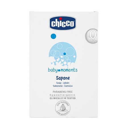 CHICCO COSMETICI BABY MOMENTS SAPONETTA 100 G - Angeli Pharm