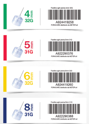 AGO PER PENNA DA INSULINA FORA FINE GAUGE 31 5 MM 100 PEZZI - Angeli Pharm