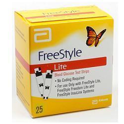 STRISCE MISURAZIONE GLICEMIA FREESTYLE LITE 25 PEZZI - Angeli Pharm