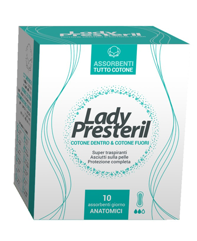 LADY PRESTERIL ANATOMICO POCKET 10 PEZZI - Angeli Pharm