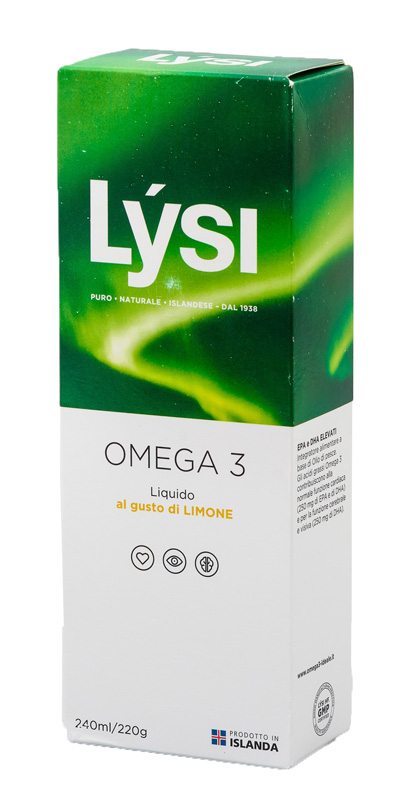 LYSI OMEGA3 LIQUIDO LIMONE 240 ML - Angeli Pharm