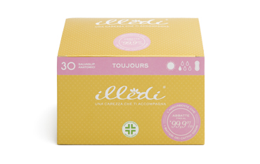 ILLEDI TOUJOURS SALVASLIP ANATOMICI COTONE ORGANIC 30 PEZZI - Angeli Pharm