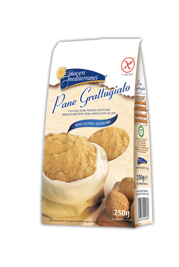 PIACERI MEDITERRANEI PANE GRATTUGGIATO SENZA GLUTINE 250 G - Angeli Pharm
