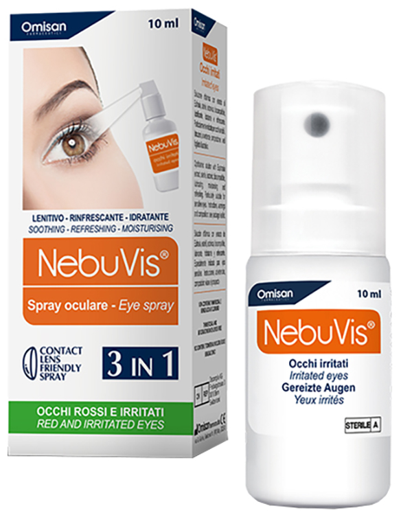 NEBUVIS OCCHI IRRITATI SPRAY 10 ML 1 PEZZO - Angeli Pharm