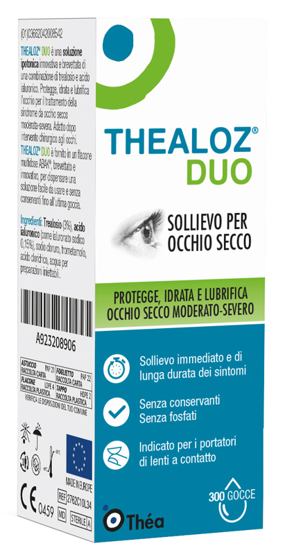 THEALOZ DUO SOLUZIONE OCULARE FLACONE 10 ML - Angeli Pharm