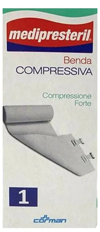 BENDA MEDIPRESTERIL COMPRESSIONE FORTE M4,5X10CM TESI - Angeli Pharm