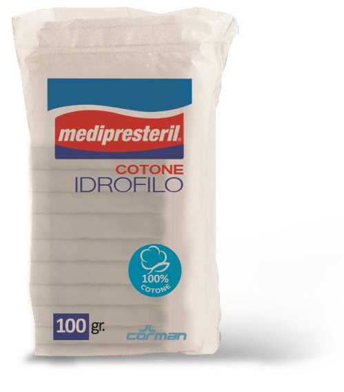 COTONE IDROFILO FU MEDIPRESTERIL CONFEZIONE DA 100GRAMMI - Angeli Pharm