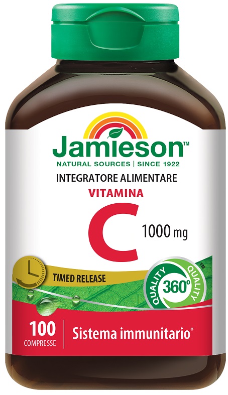 JAMIESON VITAMINA C 1000 TIMED RELEASE 100 COMPRESSE BARATTOG - Angeli Pharm