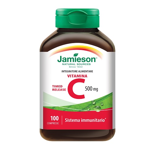 VITAMINA C 500 TIMED RELEASE GUSTO ARANCIA 100 COMPRESSE - Angeli Pharm