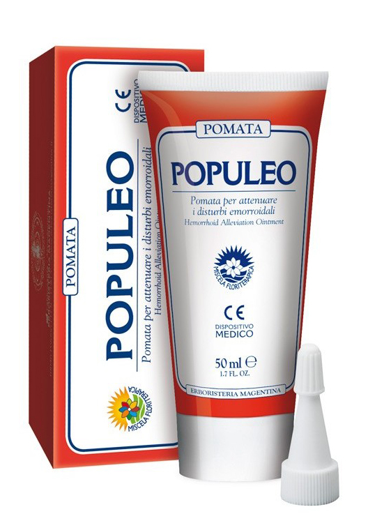 POPULEO POMATA EMORROIDI 50 ML - Angeli Pharm