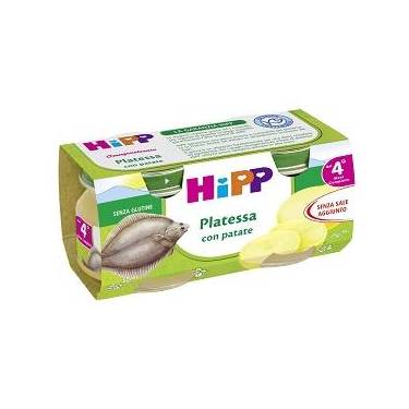 HIPP OMOGENEIZZATO PLATESSA CON PATATE 2X80 G - Angeli Pharm