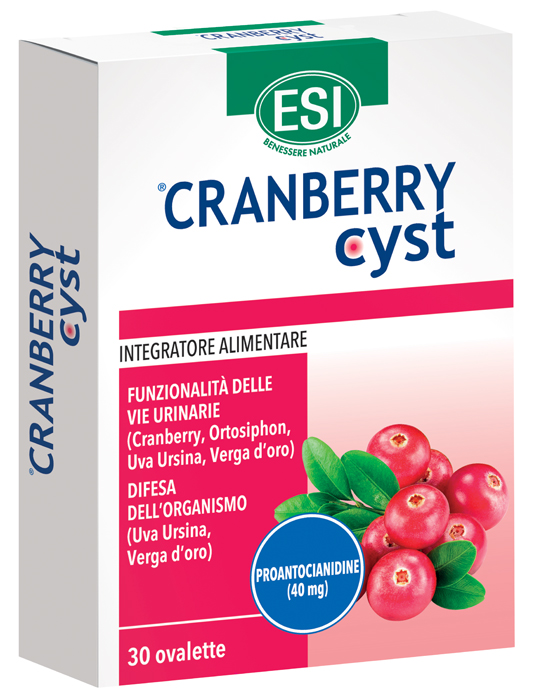 ESI CRANBERRY CYST 30 OVALETTE - Angeli Pharm