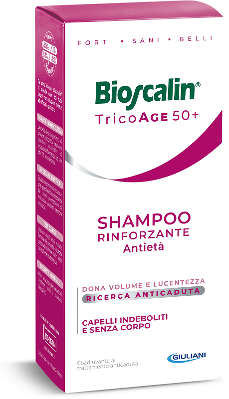 BIOSCALIN TRICOAGE SHAMPOO RINFORZANTE ANTIETA' 200 ML - Angeli Pharm