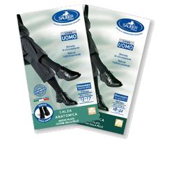 CALZA UOMO COTONE 140 DENARI GRANDE BLU - Angeli Pharm