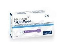 LANCETTE PUNGIDITO MYSTAR SYLKFEEL LANCETS 33 GAUGE 25 PEZZI - Angeli Pharm