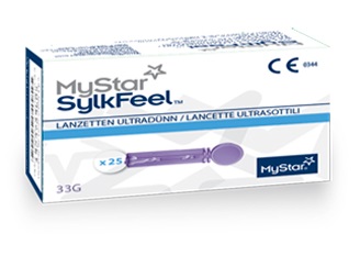 LANCETTE PUNGIDITO MYSTAR SYLKFEEL LANCETS 33 GAUGE 50 PEZZI - Angeli Pharm