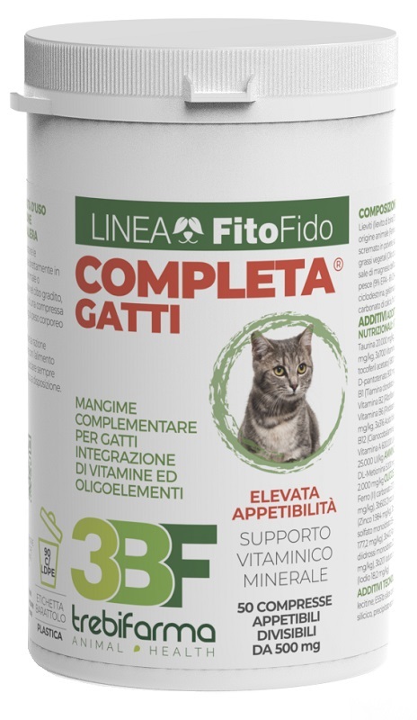 COMPLETA GATTI 50 COMPRESSE BARATTOLO 25 G - Angeli Pharm