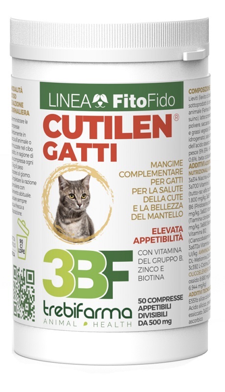 CUTILEN GATTI 50 COMPRESSE BARATTOLO 25 G - Angeli Pharm