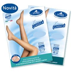 SAUBER CALZA AUTOREGGENTE 70 DENARI MAGLIA MICRORETE NEUTRO BEIGE 4 LINEA CLASSICA - Angeli Pharm