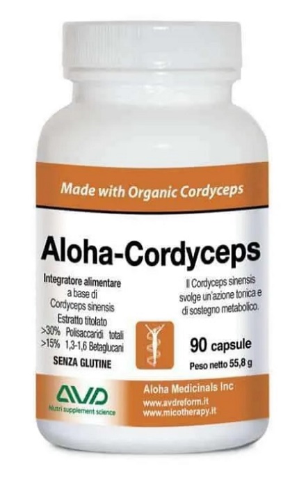 ALOHA CORDYCEPS 90 CAPSULE - Angeli Pharm