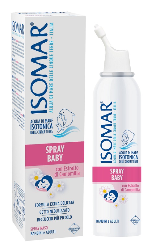 ISOMAR SPRAY BABY CON CAMOMILLA 100 ML - Angeli Pharm