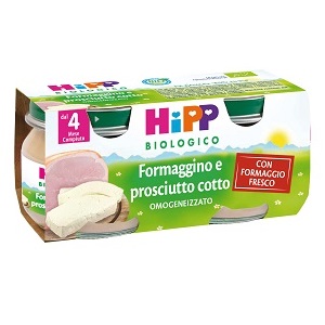 HIPP BIO OMOGENEIZZATO FORMAGGINO PROSCIUTTO 2X80 G - Angeli Pharm