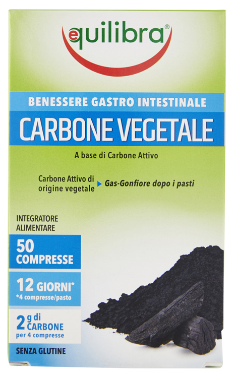 CARBONE VEGETALE 50 COMPRESSE - Angeli Pharm