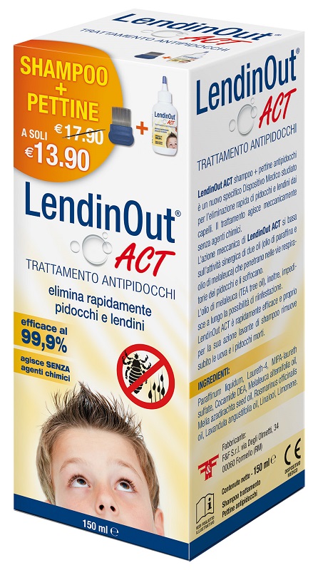 LENDINOUT ACT ANTIPIDOCCHI 150 ML - Angeli Pharm