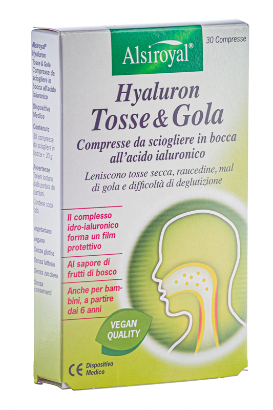 HYALURON TOSSE & GOLA 30 COMPRESSE N - Angeli Pharm
