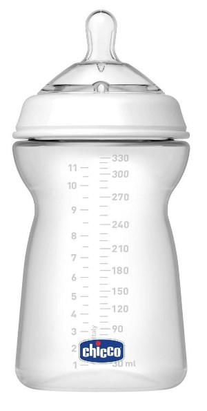 CHICCO BIBERON NATURAL FEEL 6 MESI+330 ML VELOCE - Angeli Pharm