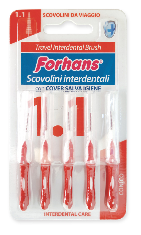 FORHANS TRAVEL INTERDENTAL BRUSH 1,1 - Angeli Pharm