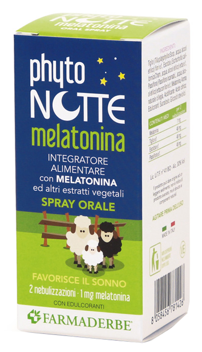PHYTO NOTTE MELATONINA SPRAY ORALE 30 ML - Angeli Pharm