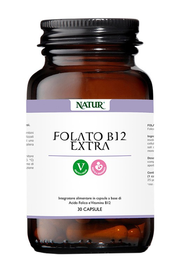 FOLATO B12 EXTRA 30 CAPSULE - Angeli Pharm