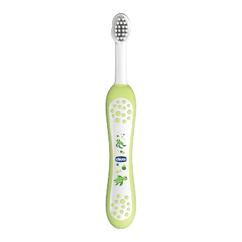 CHICCO SPAZZOLINO PRIMI DENTI DA LATTE VERDE 6-36 MESI - Angeli Pharm