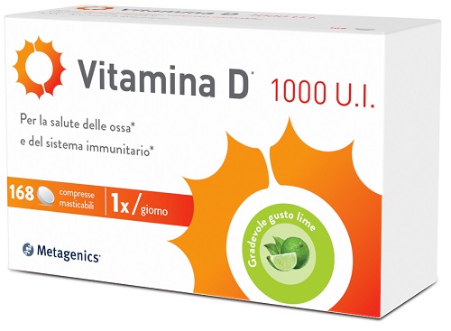VITAMINA D 1000 UI 168 COMPRESSE MASTICABILI - Angeli Pharm