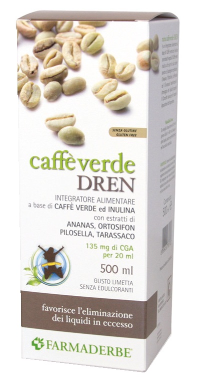 CAFFE' VERDE DREN 500 ML - Angeli Pharm