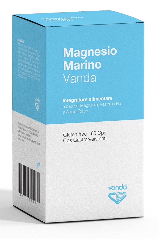 MAGNESIO MARINO VANDA 60 CAPSULE - Angeli Pharm