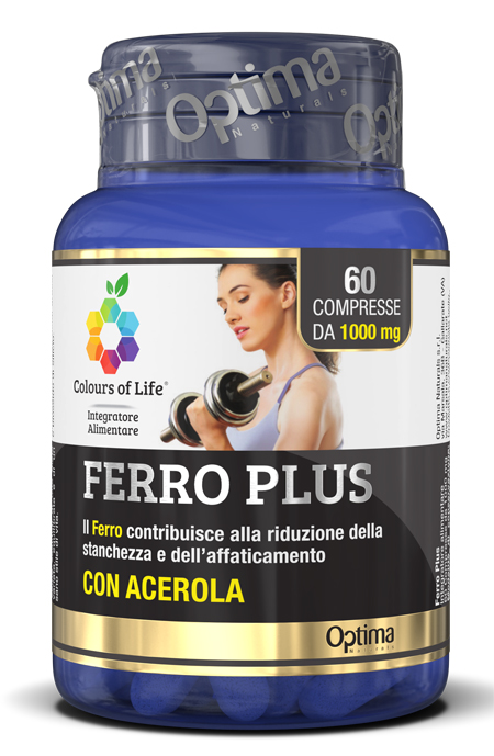 COLOURS OF LIFE FERRO PLUS 60 COMPRESSE 1000 MG - Angeli Pharm