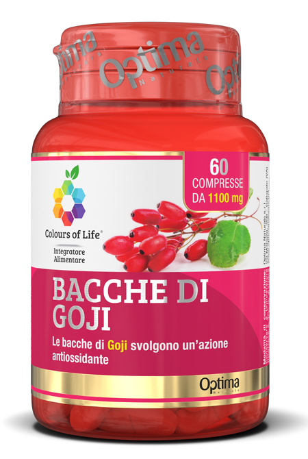 COLOURS OF LIFE BACCHE DI GOJI 60 COMPRESSE 1100 MG - Angeli Pharm