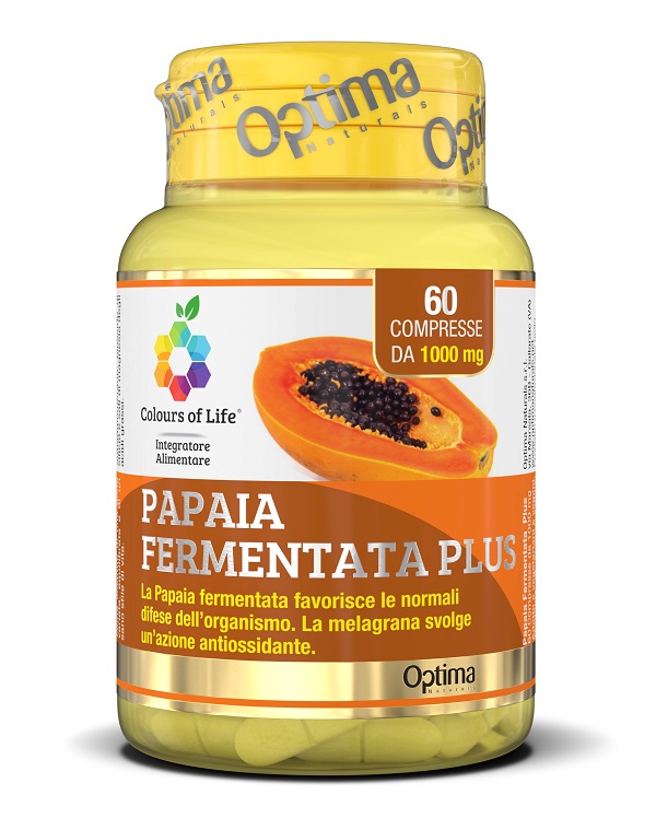 COLOURS OF LIFE FERMENTA PAPAIA PLUS 60 COMPRESSE 1000 MG - Angeli Pharm
