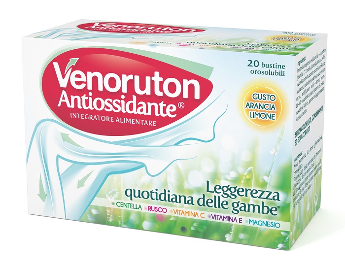VENORUTON ANTIOSSIDANTE 20 BUSTINE OROSOLUBILI MONODOSE - Angeli Pharm
